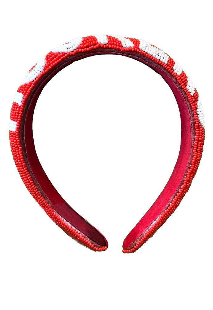 Huskers Beaded Hairband