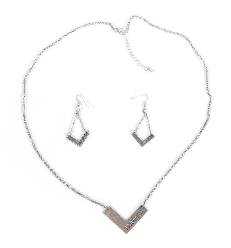 Husker Chevron Jewelry Suite