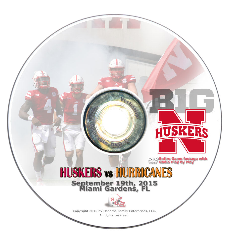 2015 Nebraska vs Miami DVD