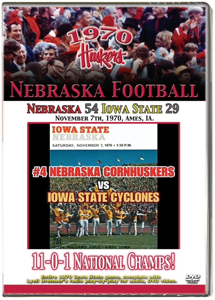 1970 IOWA STATE GAME ON DVD