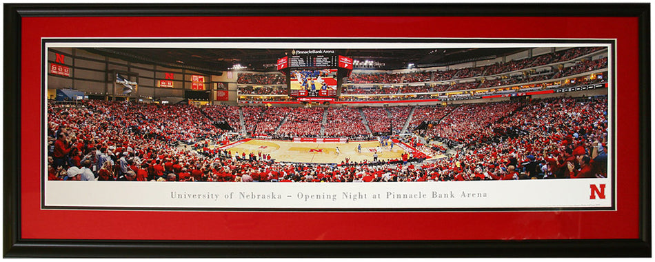 Deluxe Framed Opening Night Basketball at Pinnacle Arena