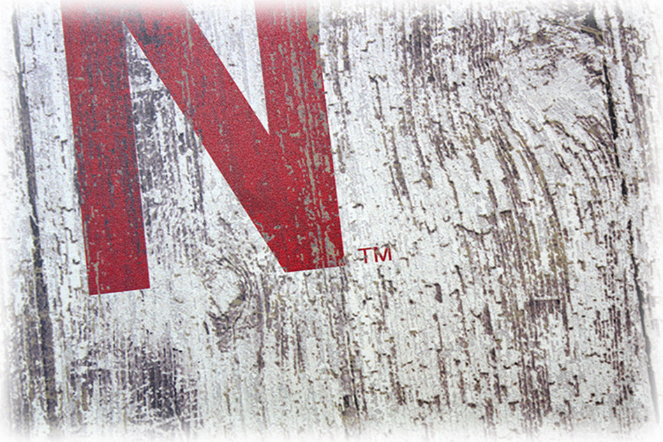 Old Timey Nebraska Helmet Wood Sign