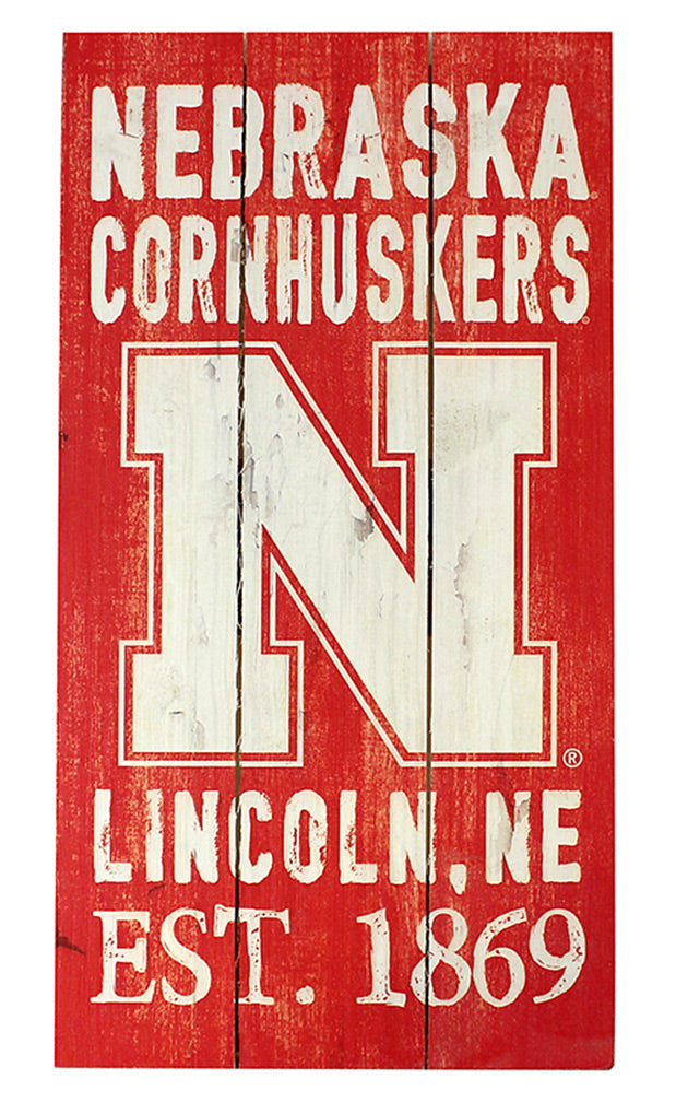 Cornhuskers Painted Fence Section
