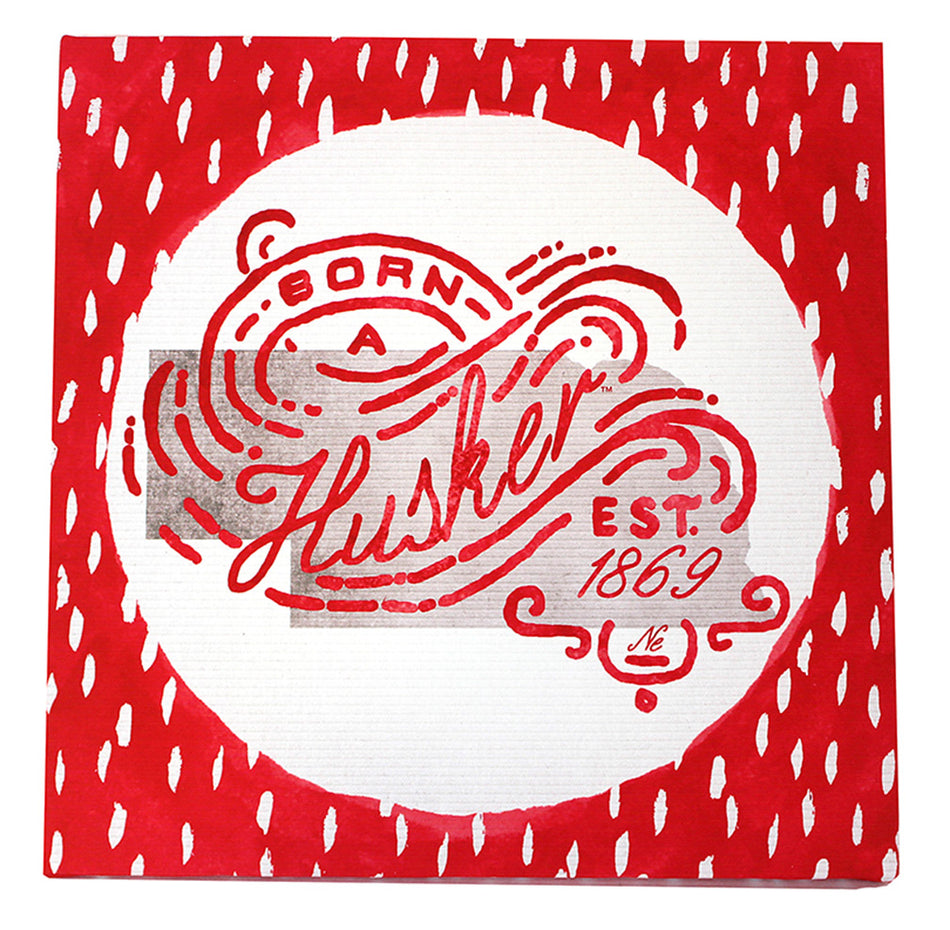 Born A Husker Canvas Print