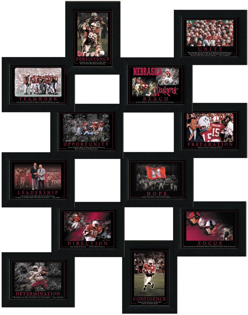 All 12 Husker Inspirational Plaques!