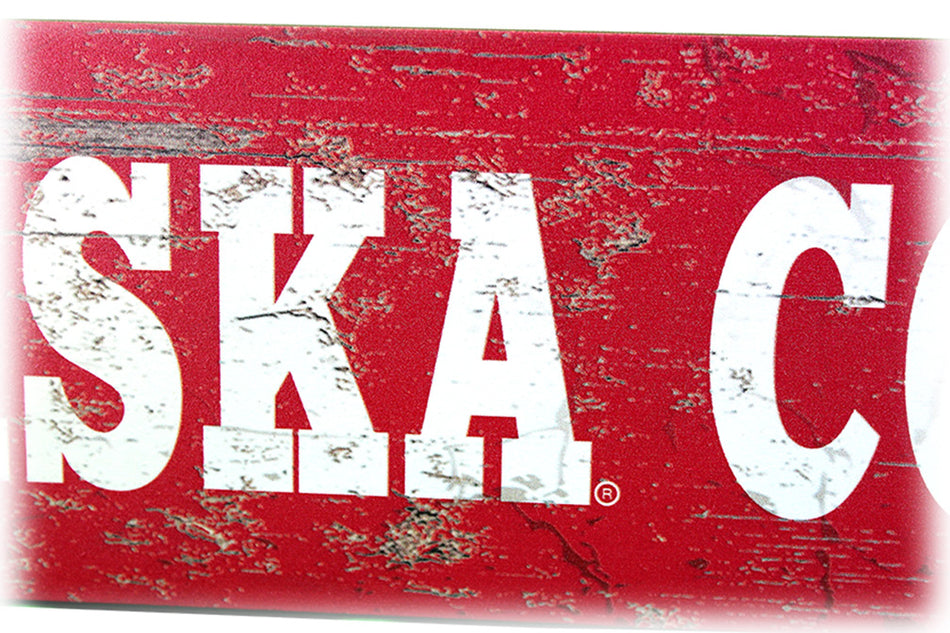 Nebraska Cornhuskers Plank Sign