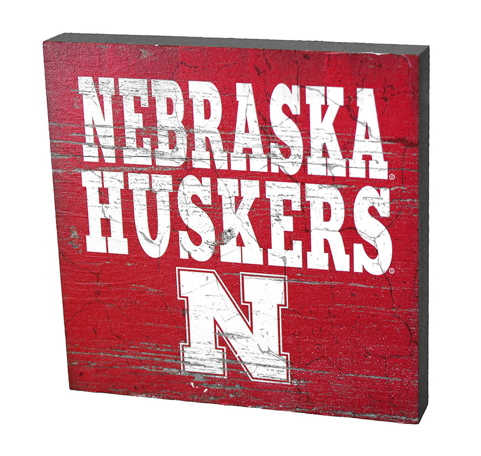 Nebraska Huskers Table Top Sign