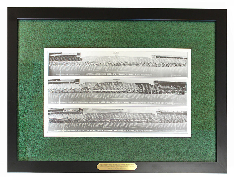 Championship Turf Nebraska Title Teams Plaque