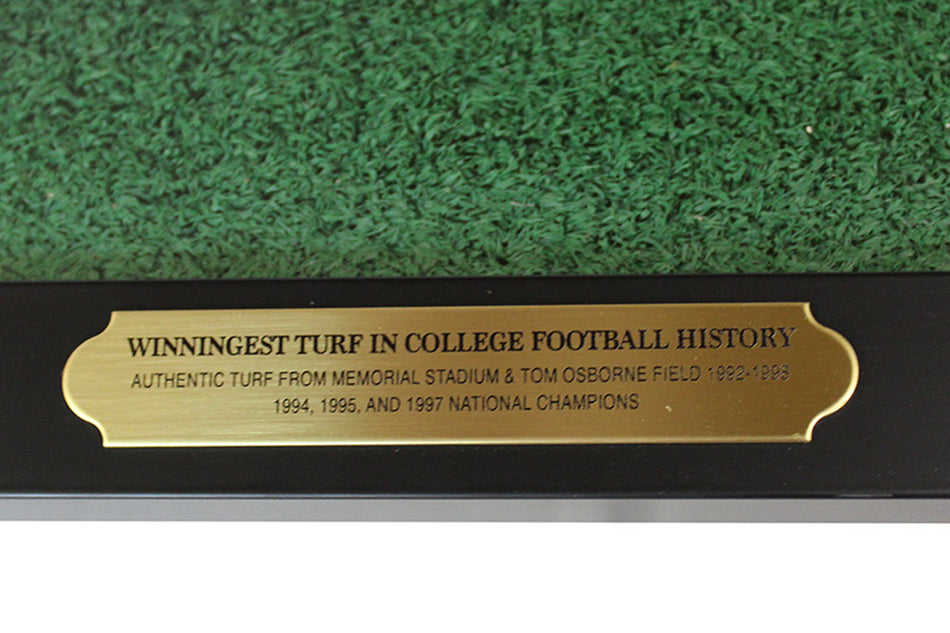 Championship Turf Nebraska Title Teams Plaque