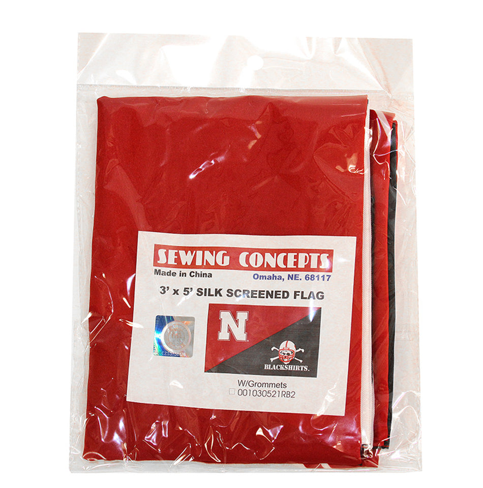 HUSKER/BLACKSHIRTS FLAG