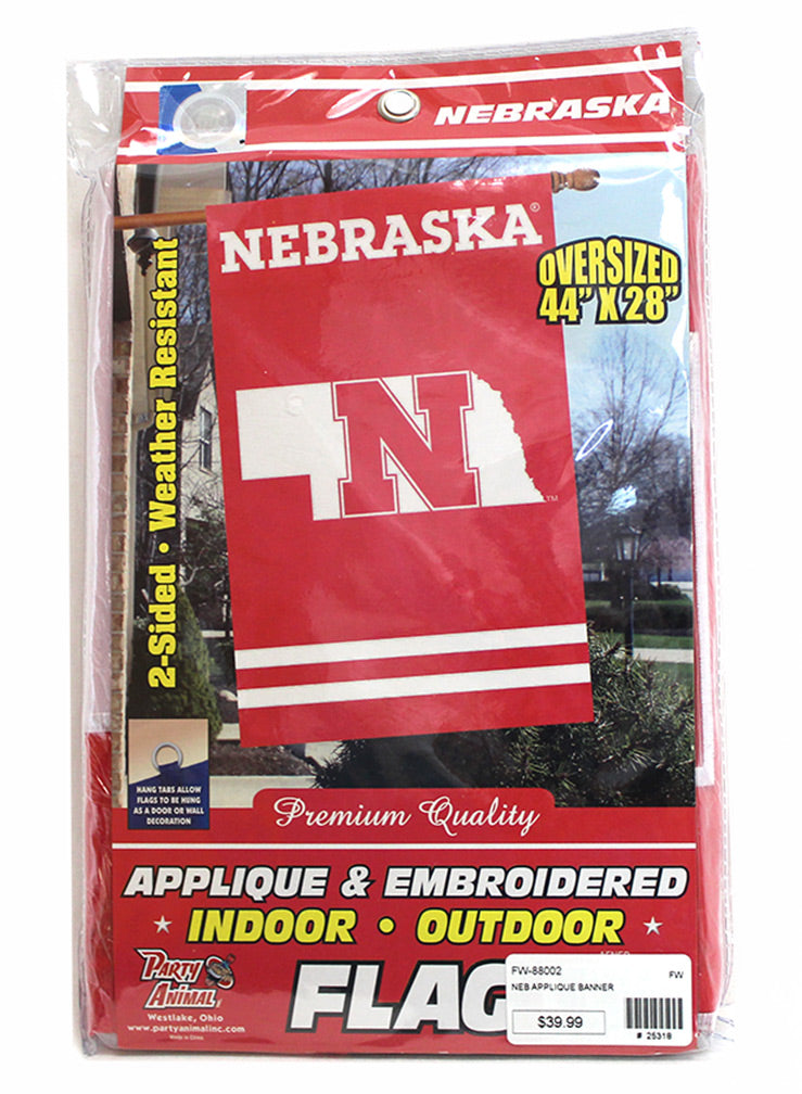 Nebraska Applique Banner