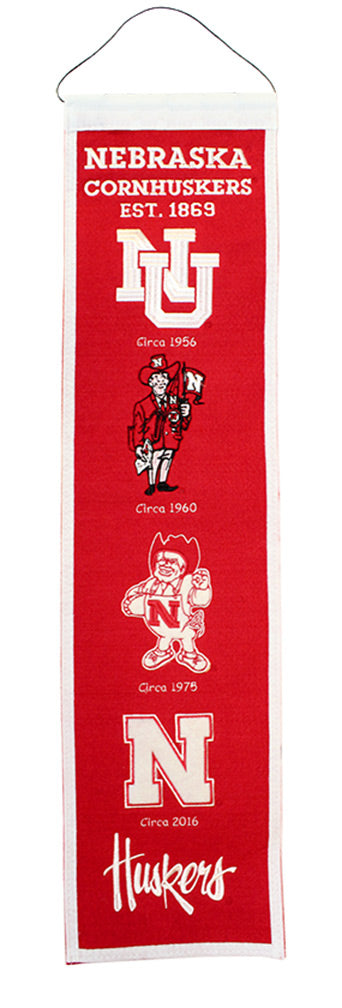 Cornhuskers Mascot Heritage Banner