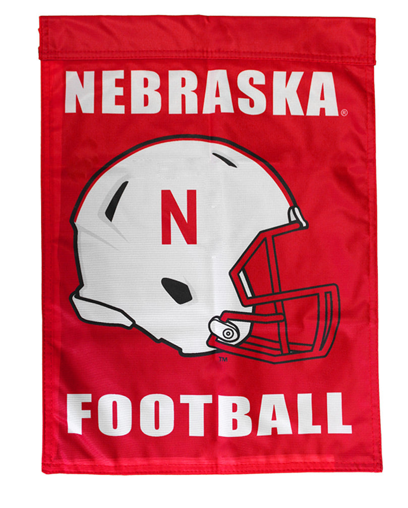 Husker Helmet Garden Flag