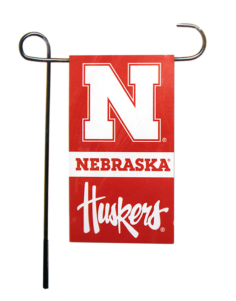 Nebraska Mini Two Sided Garden Flag