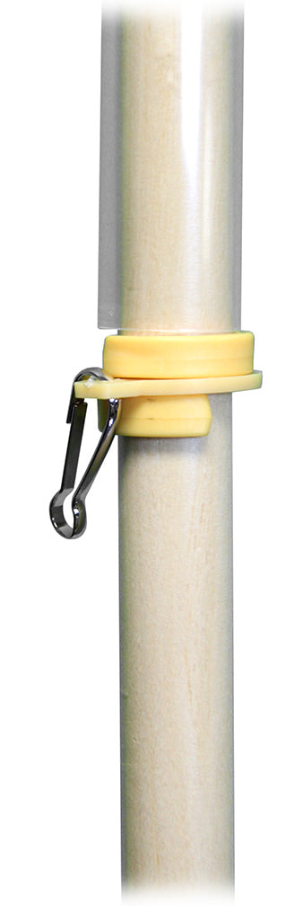 Wooden Flag Pole With Sleeve And Clips Sewing Concepts