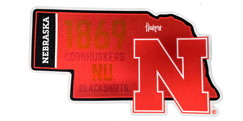1869 Nebraska State Felt Pennant