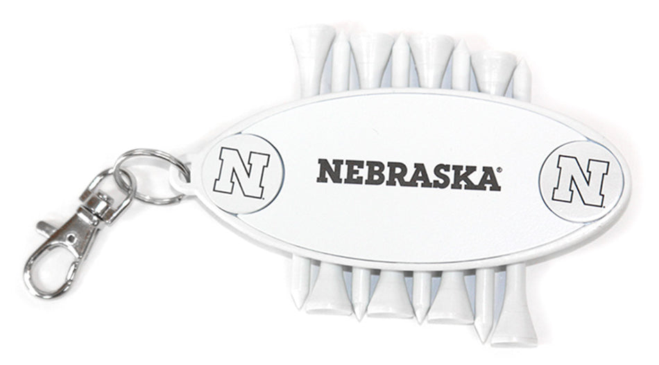 Nebraska Ball Marker N Tees Bag Tag