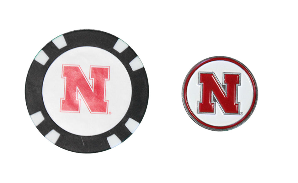 Poker Chip Husker Golf Ball Marker