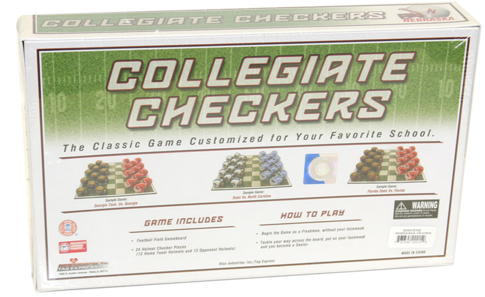 Huskers Checker Set