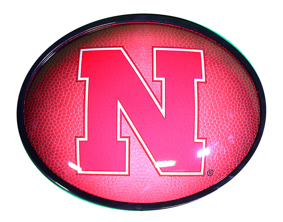 Nebraska Cornhuskers Pigskin Light-Up Wall Sign