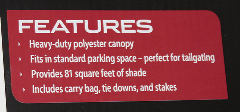 Red Huskers Tailgate Tent
