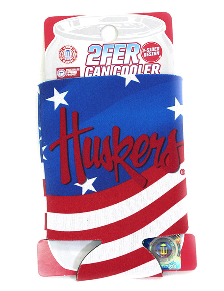 USA Huskers Hugger Koozie