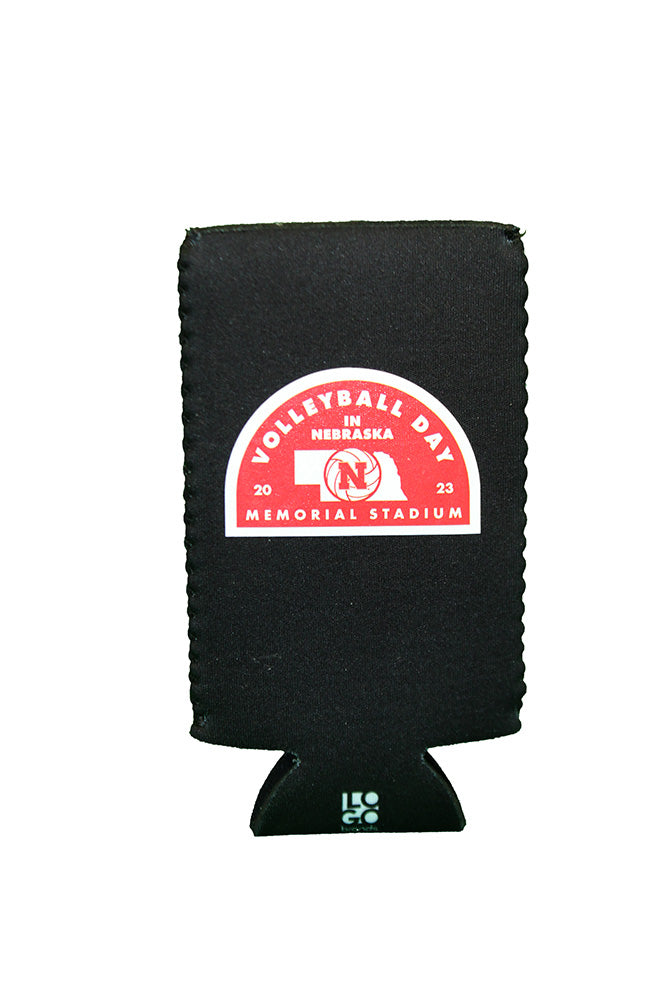 Volleyball Day In Nebraska Insulated Slim Can Koozie