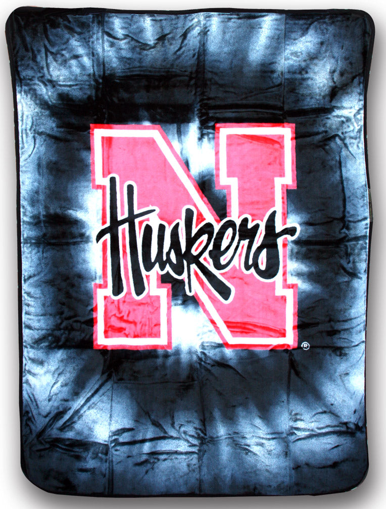 Tie-Dye Plush Throw