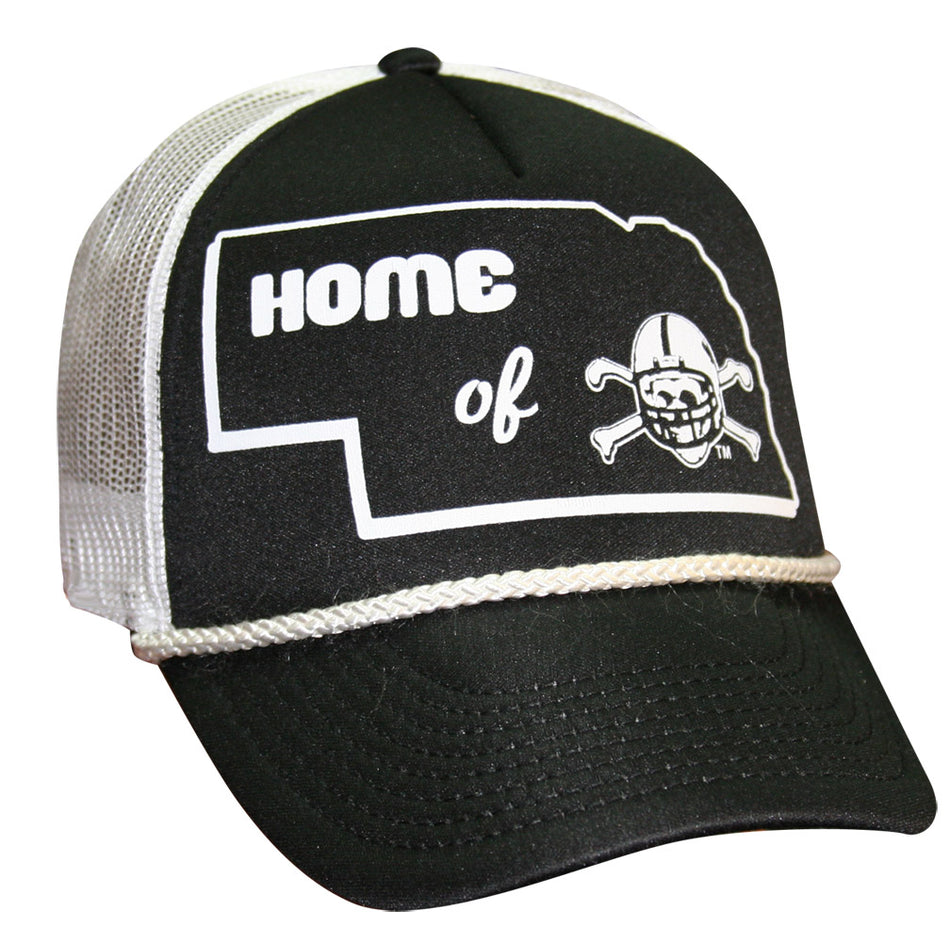HOME OF BLKSHT HAT MESHBACK WHT TOW