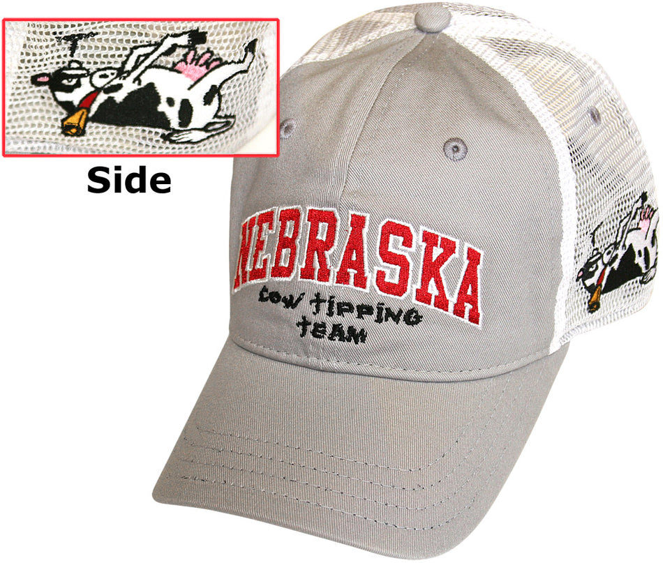 Cow Tipping Team Cap-Grey