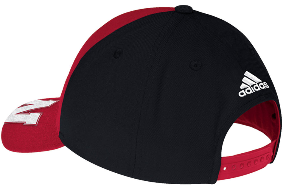 Adidas Huskers/Black Structured Adjustable