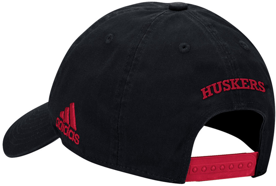 Adidas N and Huskers Adjustable Slouch