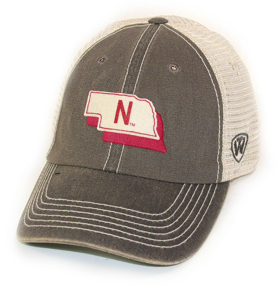 Nebraska State Applique TOW Cap