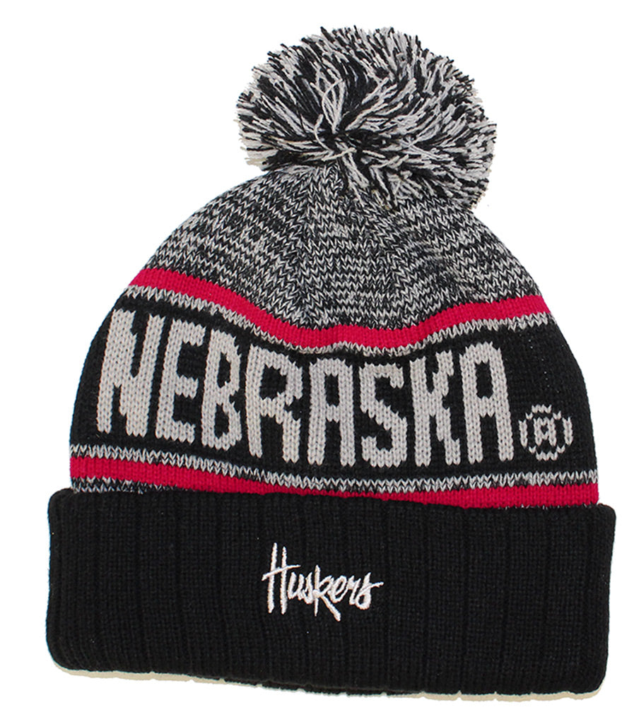 Nebraska N Acid Knit Cuffed Hat