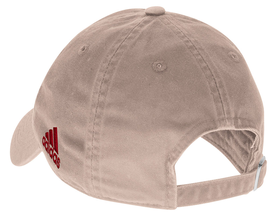 Adidas Nebraska Iron N Khaki Slouch Cap
