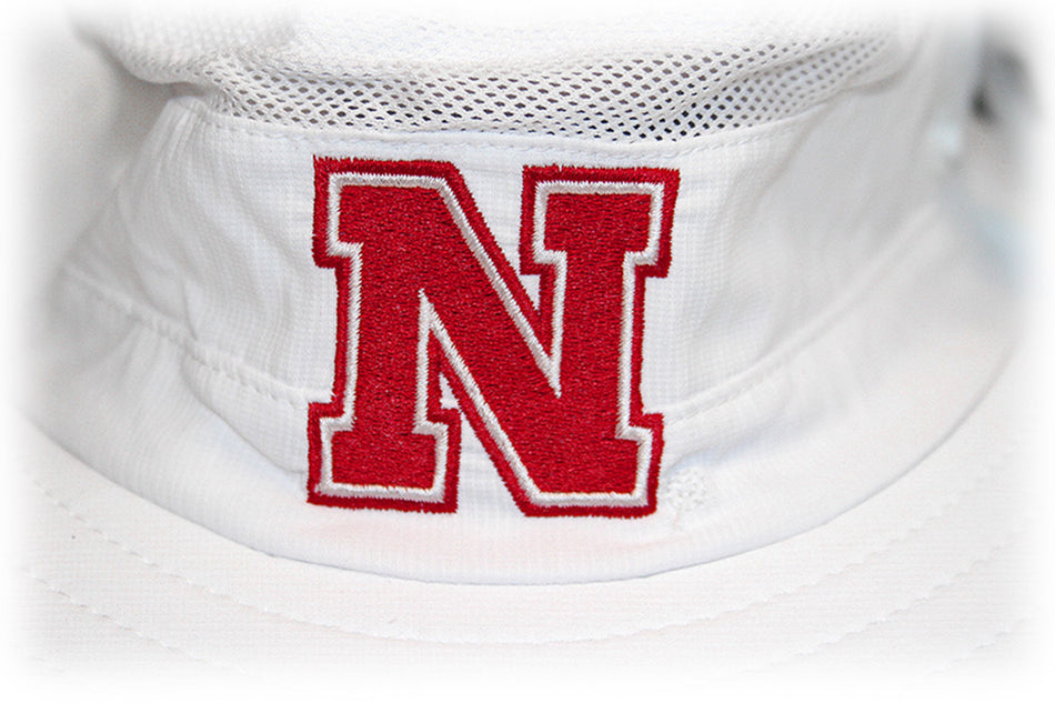 Adidas Nebraska N White Safari Hat