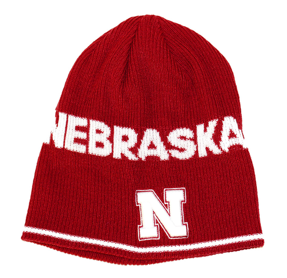 Adidas Nebraska Coaches Red Beanie