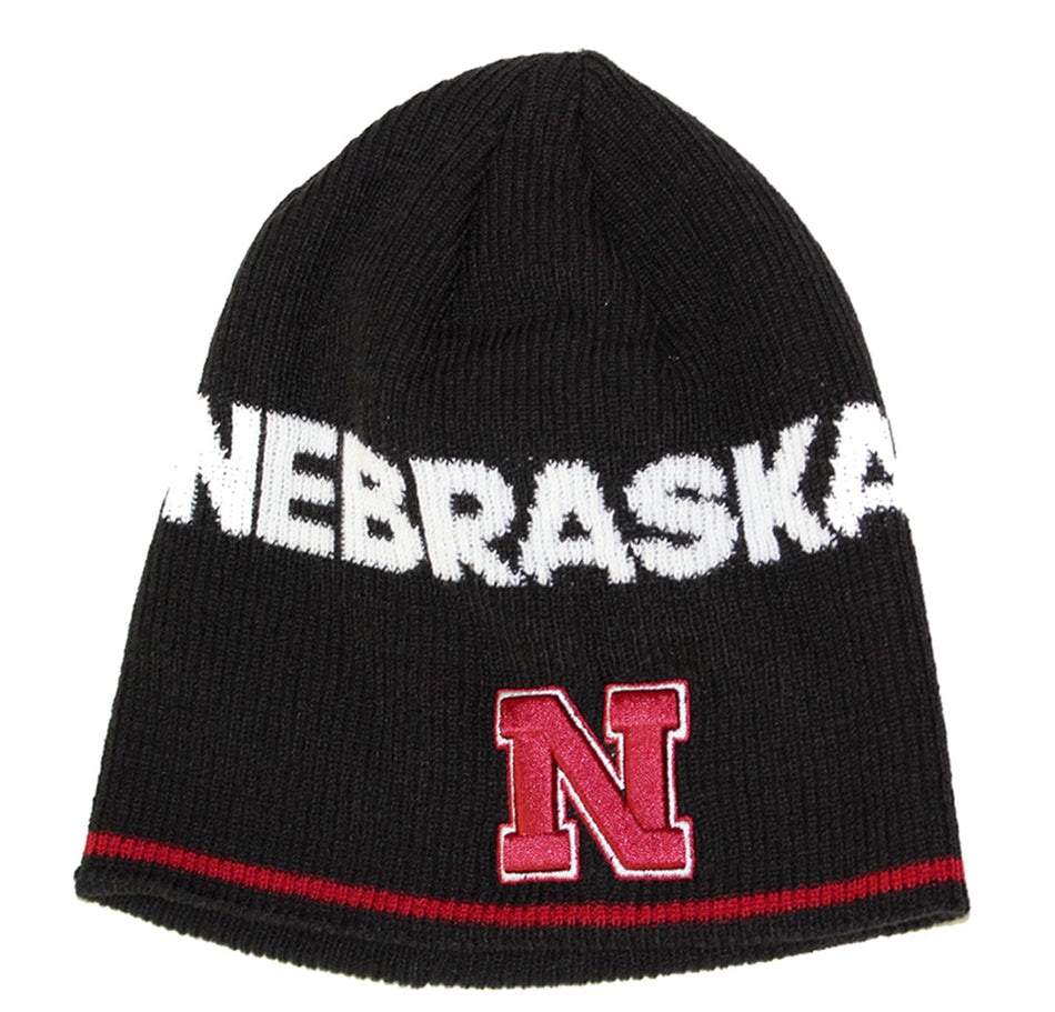 Adidas Nebraska Coaches Black Beanie