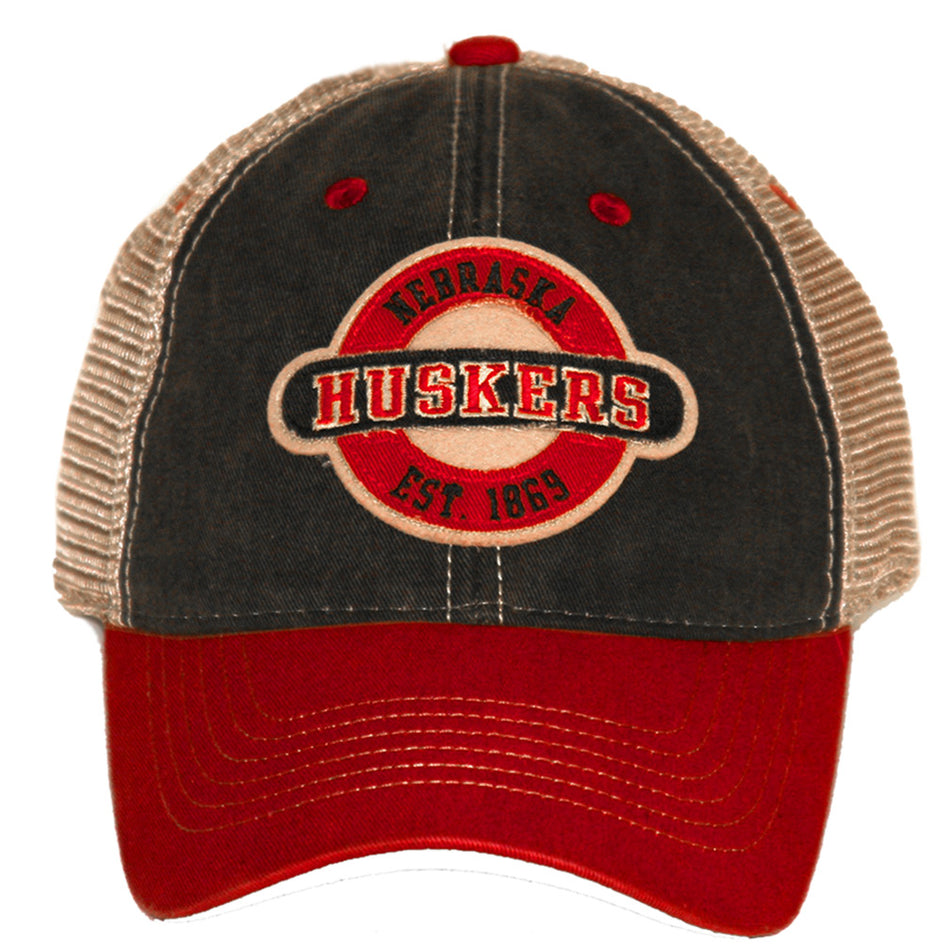 Circle Nebraska Huskers Trucker Lid