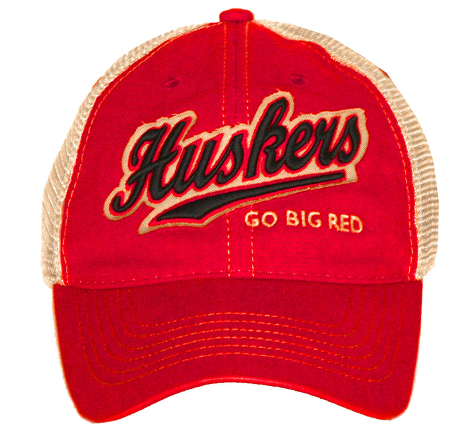 Go Big Red Huskers Vintage Hat