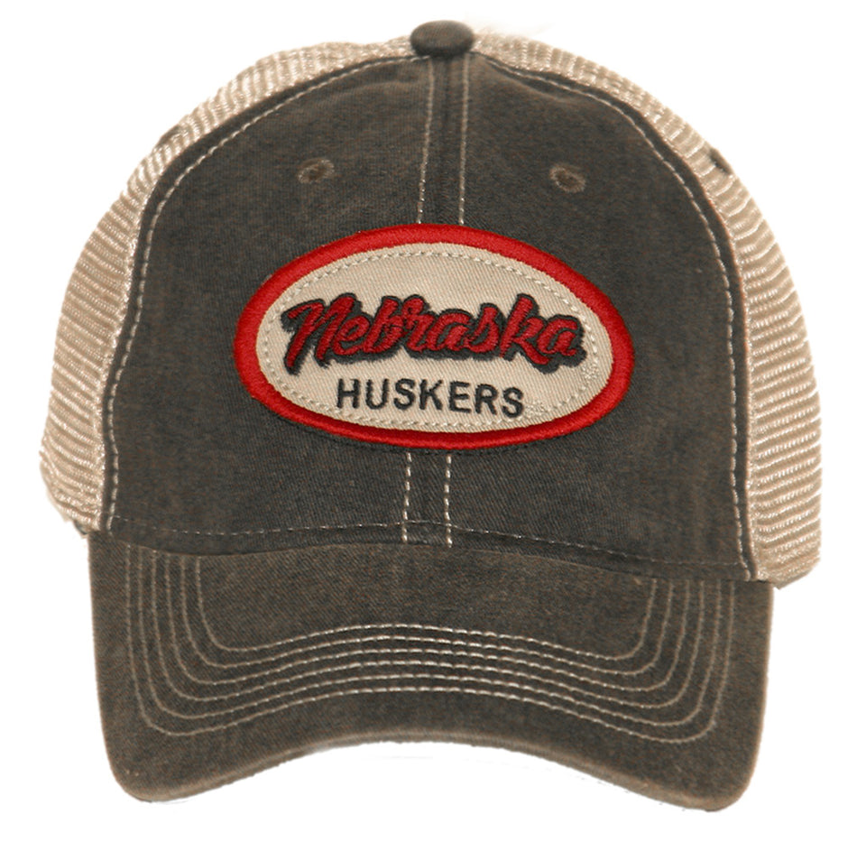 Nebraska Huskers Trucker Black Hat