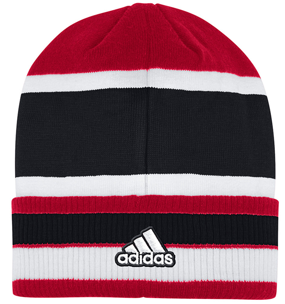 Adidas Stripe Cuff Blackshirts Knit Beanie
