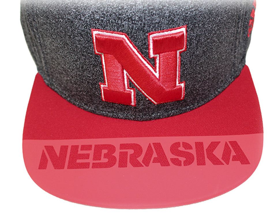 Adidas Husker Player Flat Brim Snapback Black