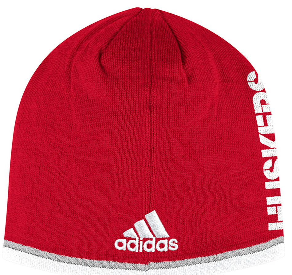 Adidas Huskers Coaches Red Beanie