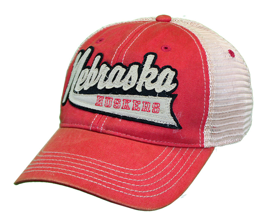 Nebraska Tailsweep Washed Trucker Top