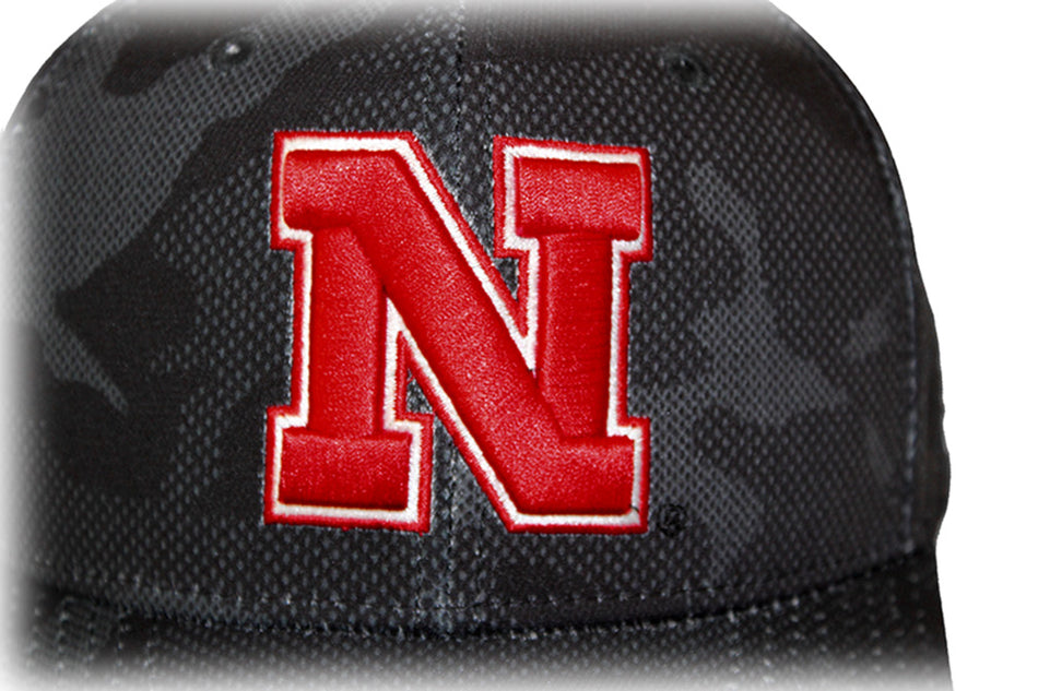 Adidas Nebraska Structured Camo Cap