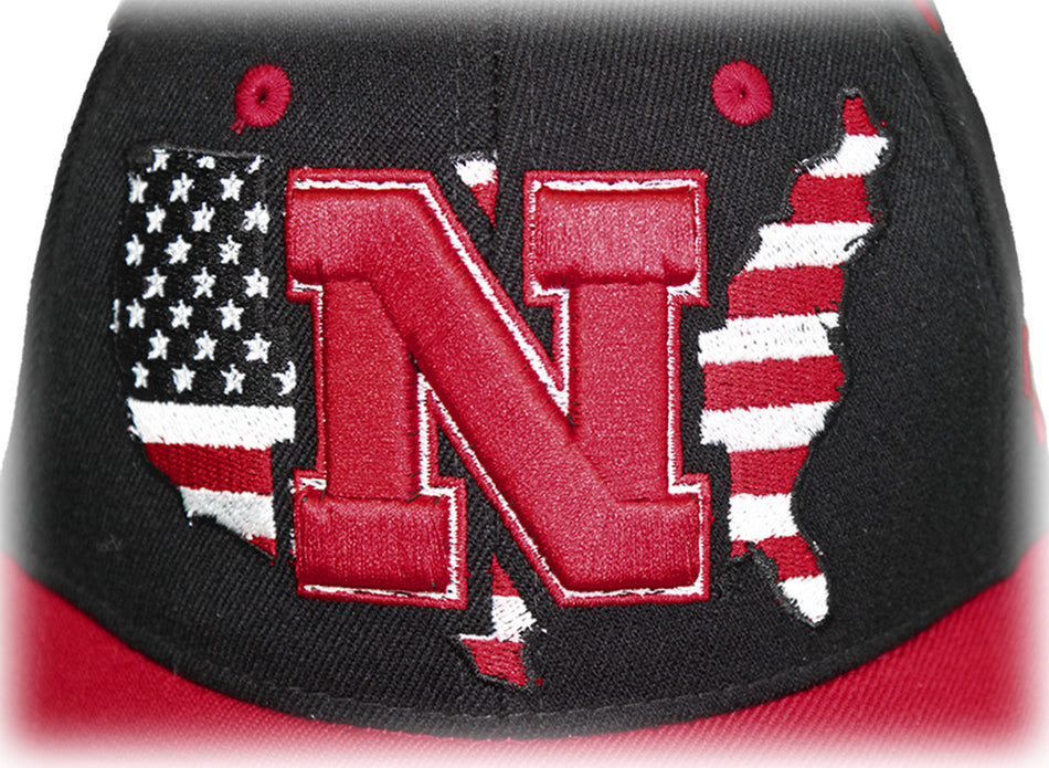 Nebraska USA Pride Flat Brim