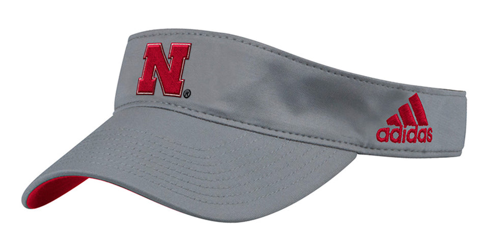 Adidas 2018 Huskers Team Visor - Gray
