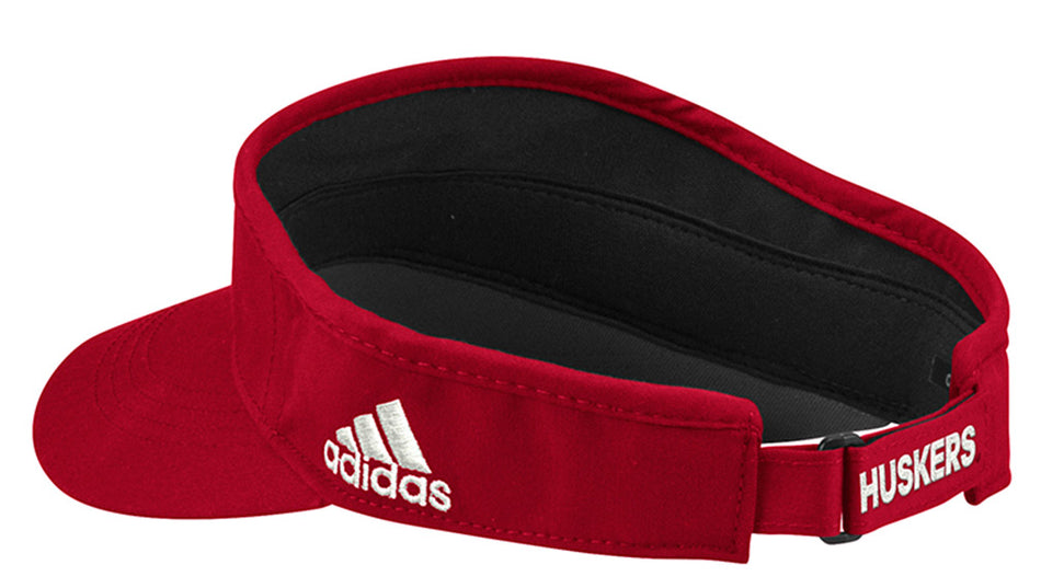 Adidas 2018 Huskers Team Visor - Red