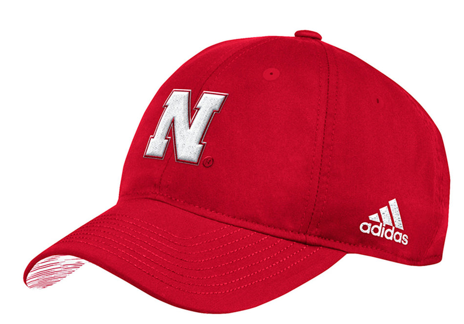 Adidas 2018 Nebraska Coaches Sideline Slouch - Red